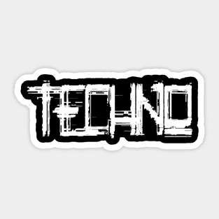 UG TECHNO Sticker